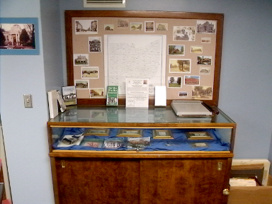 [photo: display case]